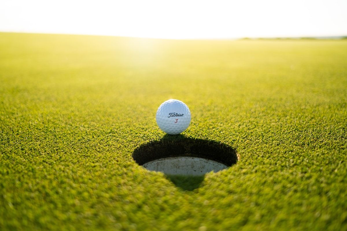 Aerial view of a golf course in Texas