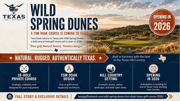 Wild Spring Dunes: Tom Doak and the Keiser Family Are Building Texas's Next Great Golf Destination